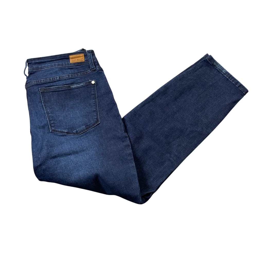 Judy Blue 13/31 Jeans Cotton Blend Skinny Leg Denim Blue